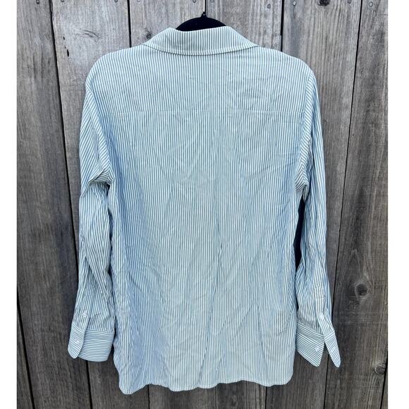 My Mum Made It | Striped Long Sleeve Button Down Boyfriend Office Shirt XS-S - Picture 5 of 6